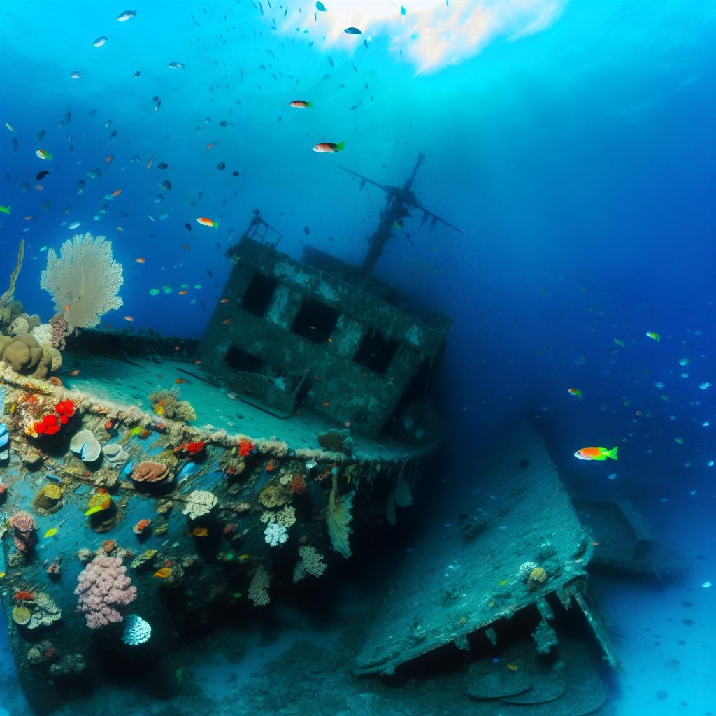 The USS New York wreck in Subic Bay